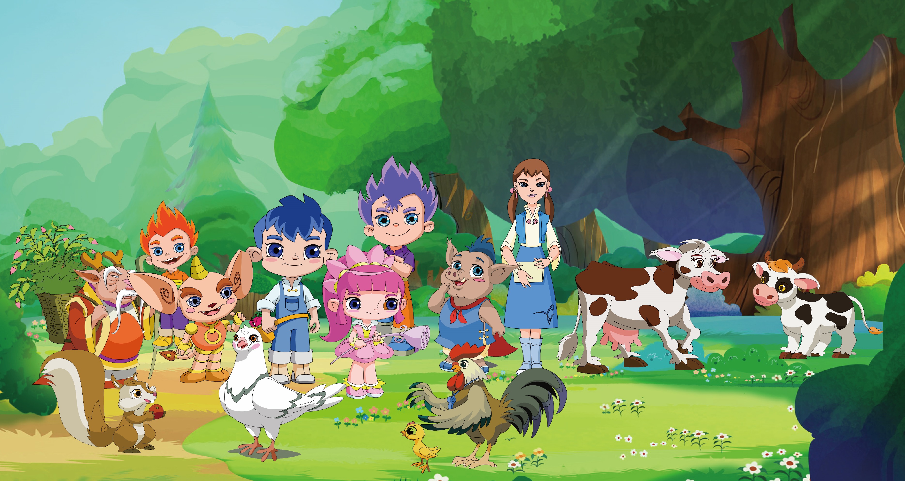 鲁班》是以儿童性格养正为主题,由深圳崇德动漫有限公司与央视动画