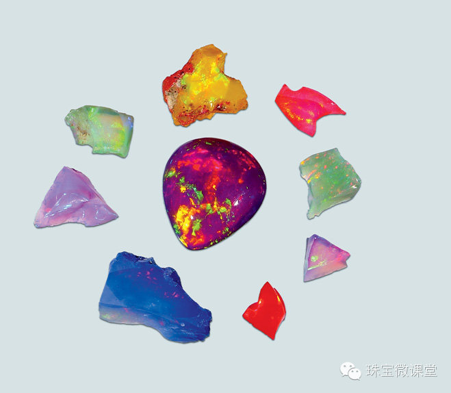 【揭黑幕】假黑欧泊，假火欧泊，假假假...._百科TA说