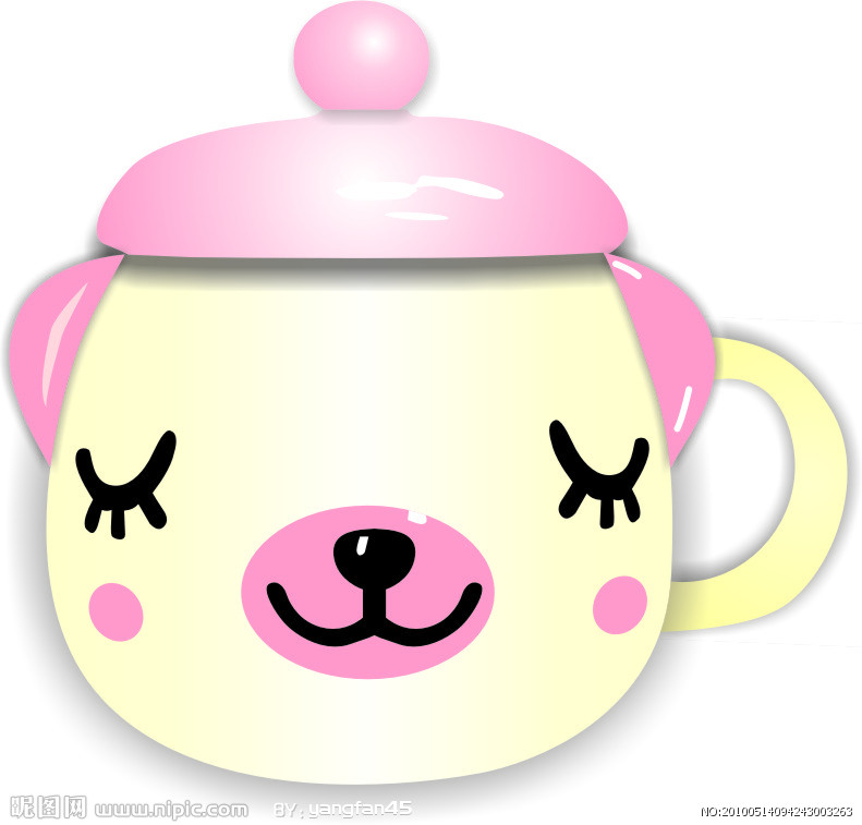 主要是杯子的表面运用的是动漫,卡通可爱的生动形象