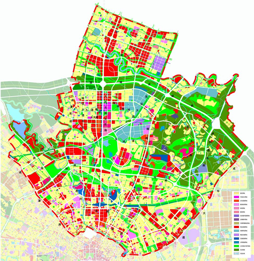 成都市北部城区老旧城市形态和生产力布局改造工程