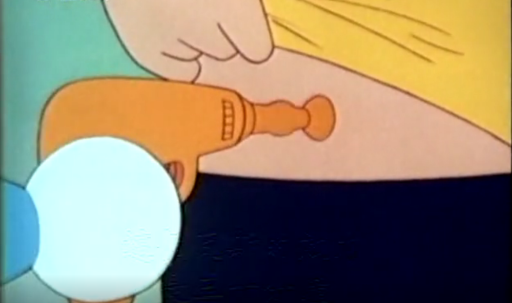 的道具,是一台机器,可以向一种向肚脐中输入的气体,充