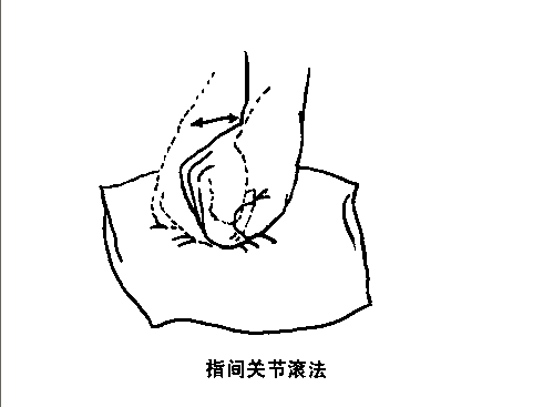指间关节滚法