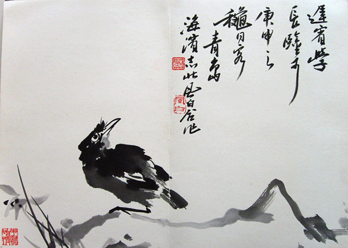  /p> p>钤印:八大山人,涉笔,普字堂.