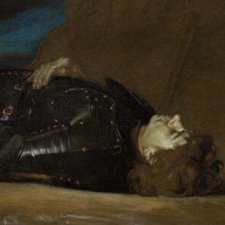 死去的士兵》(英文名: i>a dead soldier /i>)是17世纪的一幅帆布油画