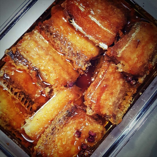 辣味咸肉蒸糟带鱼