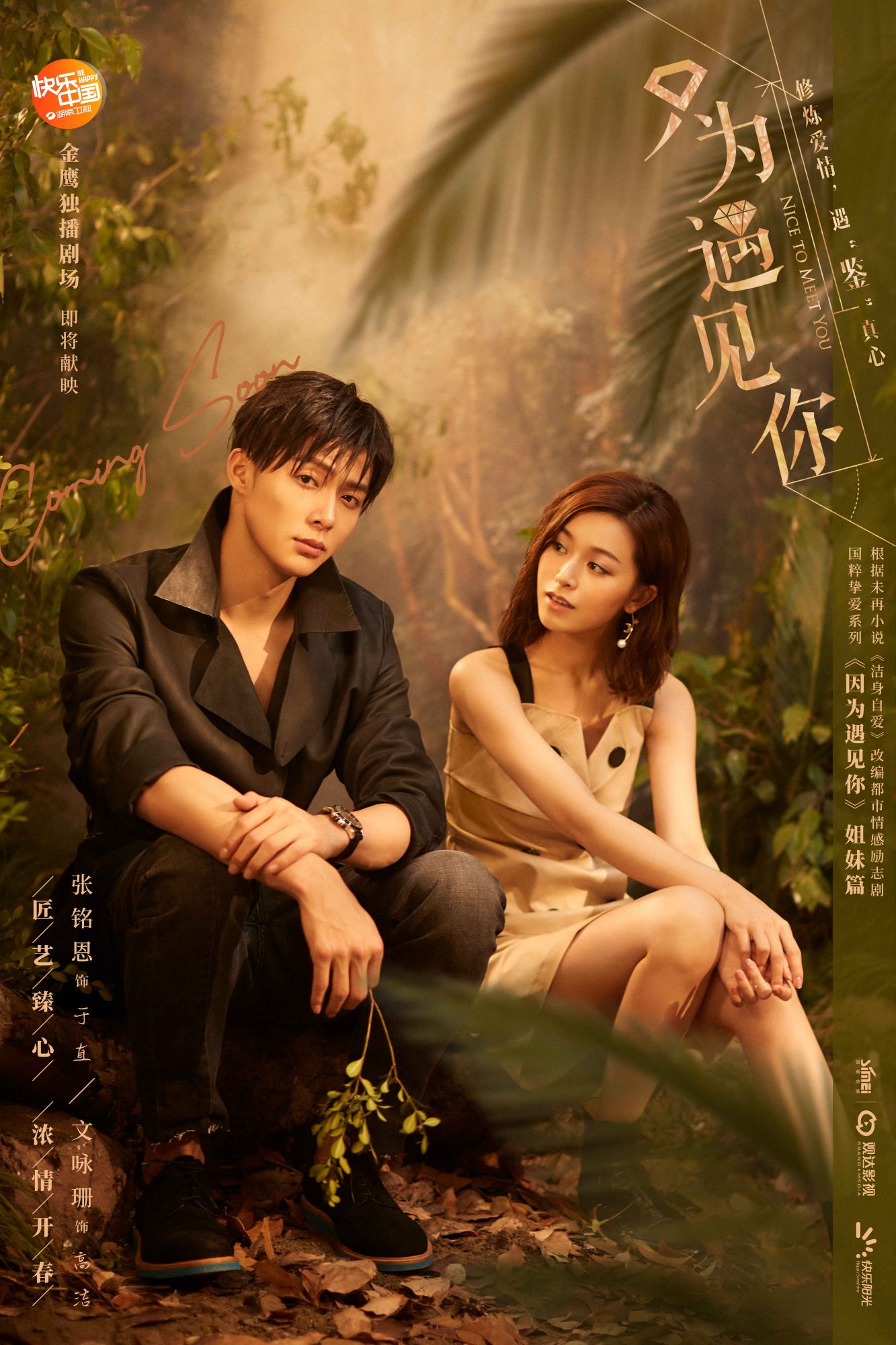★中国ドラマ『只為遇見你』 张铭恩 文咏珊中国語字幕発音　（日本語字幕なし） ☆中国ドラマ『只為遇見你』 张铭恩 文咏珊中国語字幕発音