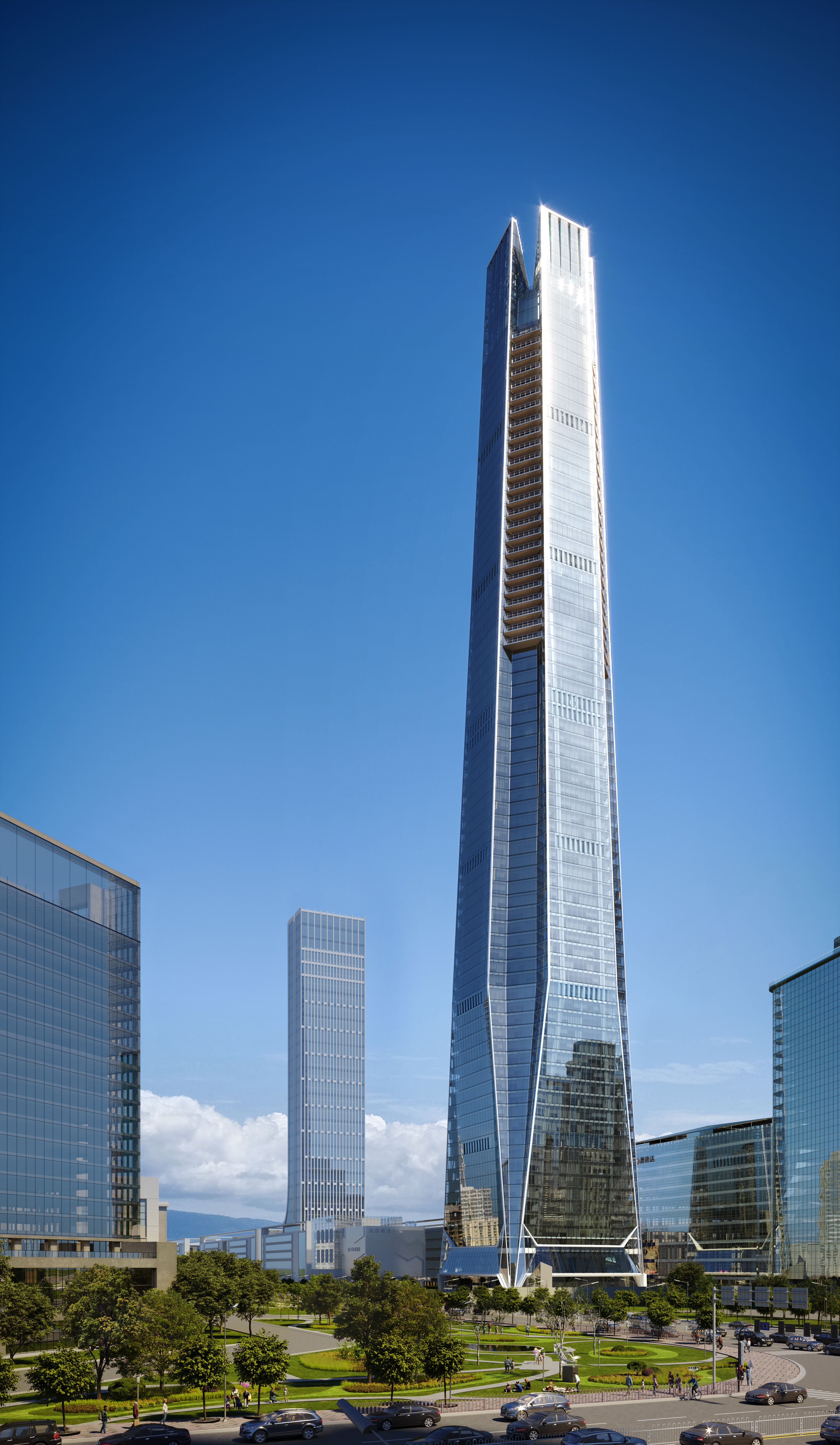 >城脉中心(citymark centre),又名中国脉,位处中国深圳中轴——红岭路