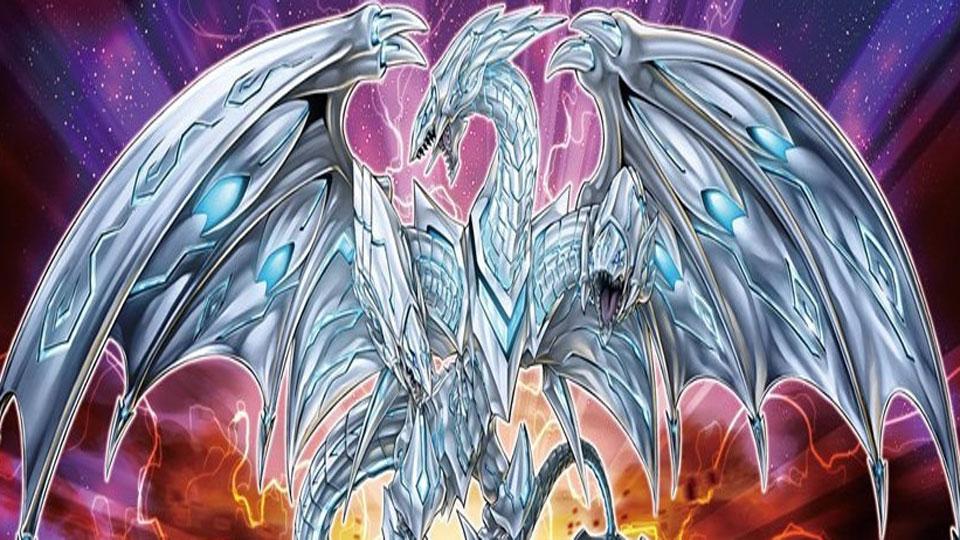 游戏王真青眼究极龙3只青眼白龙的融合青眼究极龙的进化形态