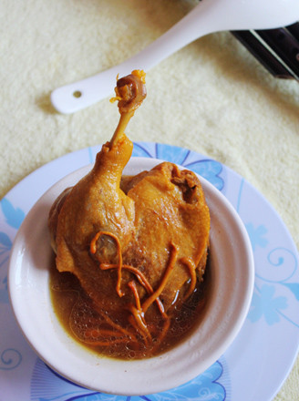 虫草花鸭腿汤