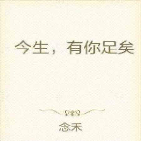 今生,有你足矣