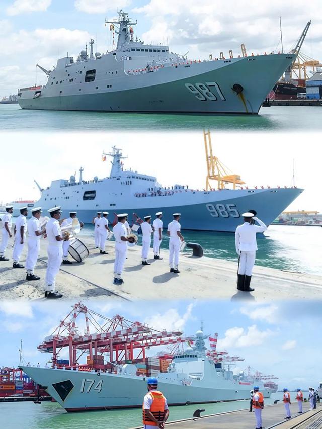 中国人民解放军海军987舰艇编队071型综合登陆舰五指山舰,祁连山舰,05