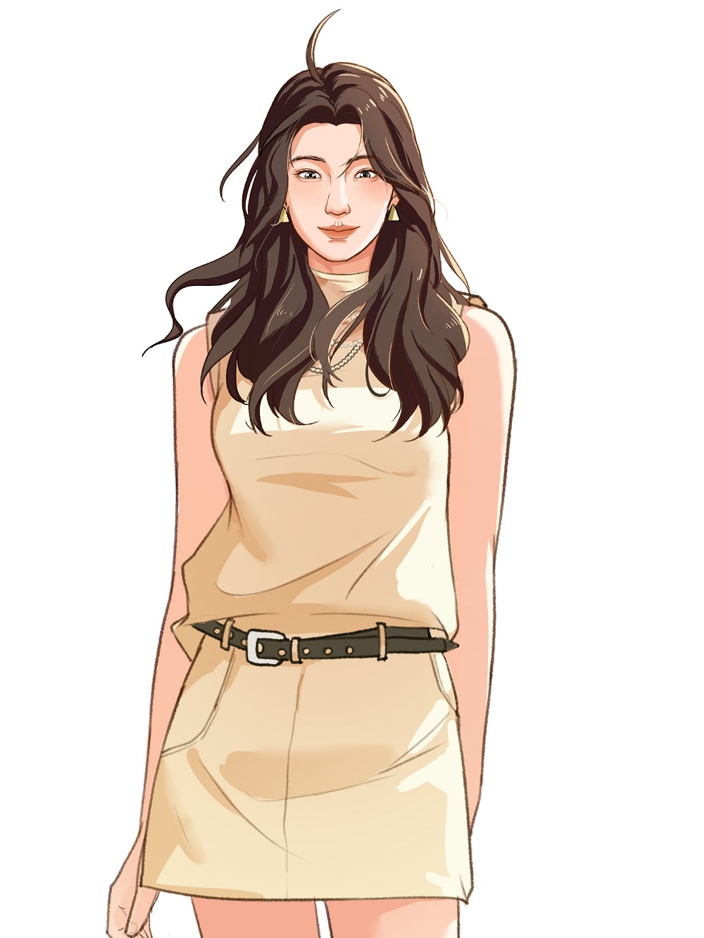 胡渣少女