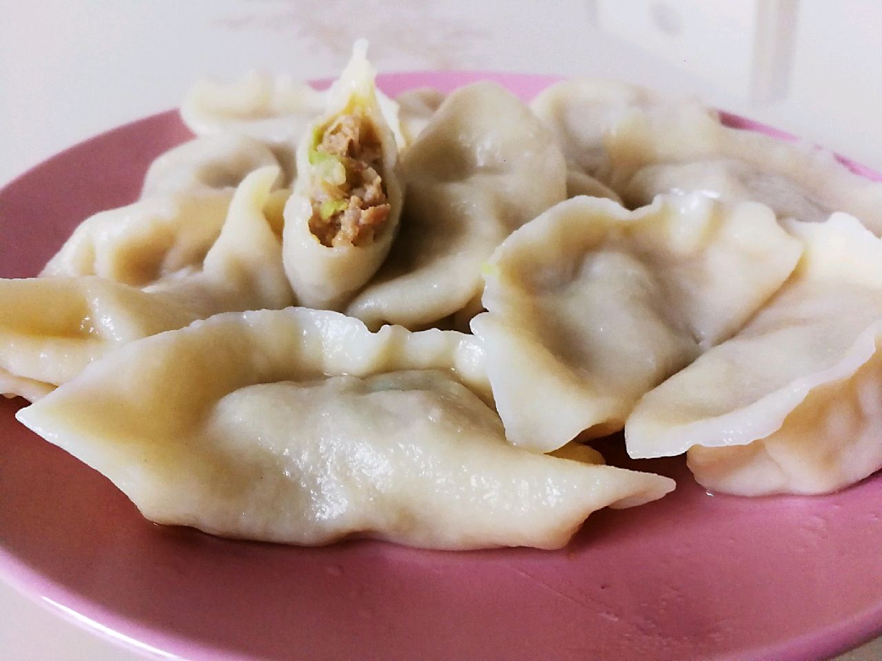 羊肉大葱蒸饺