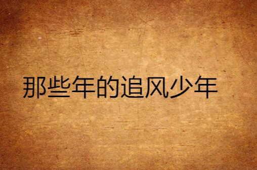 那些年的追风少年