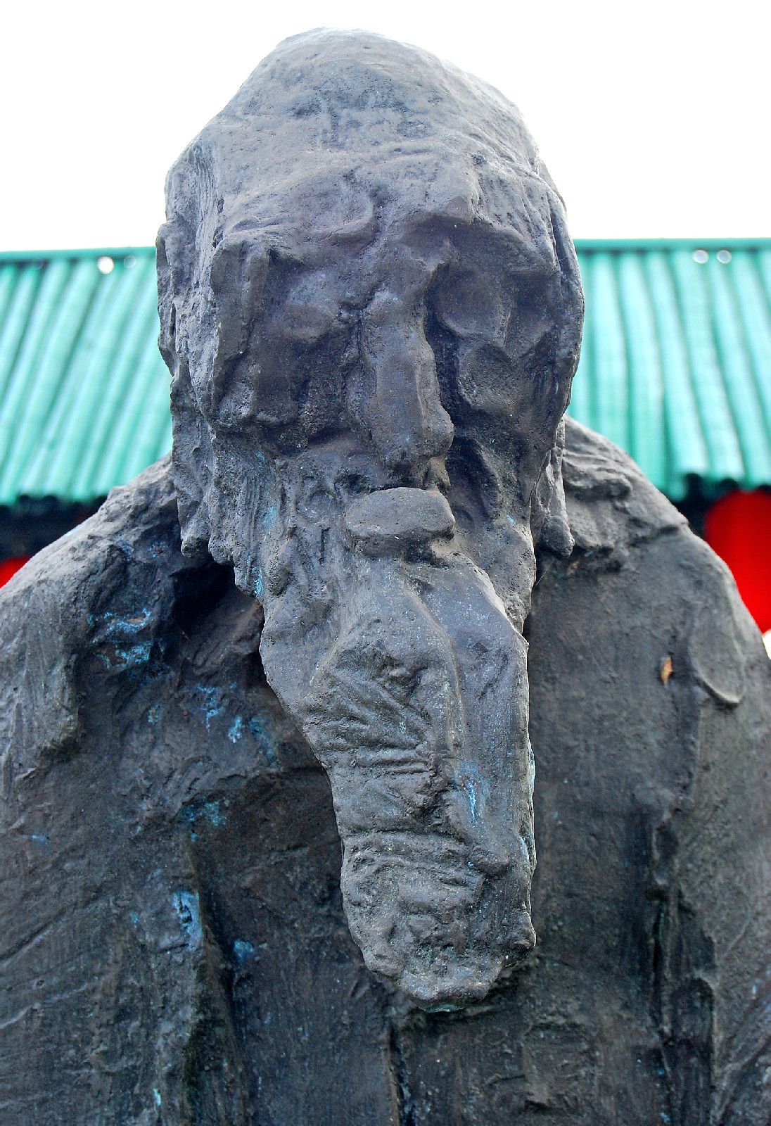 "天人合一老子"雕塑