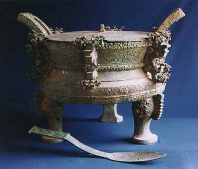 中国春秋時代の青銅器　 王子午鼎　中国古玩 春秋王子午鼎（附匕）_百度百科