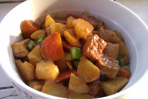 酱烧豆腐土豆丁