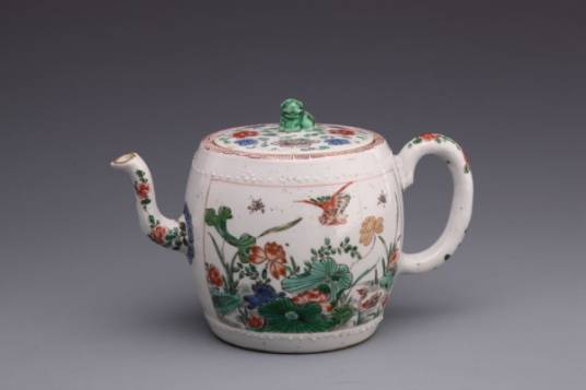清康熙五彩描金花鸟纹茶壶_百度百科