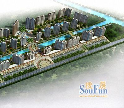 p>翔豪新城定位为35万平米都会文化生活公园,以水岸为蓝本,打造纯粹