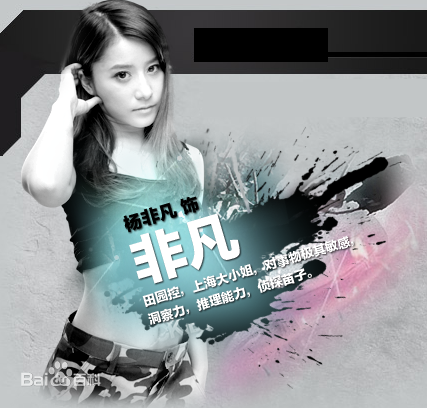 菲凡扮演角色