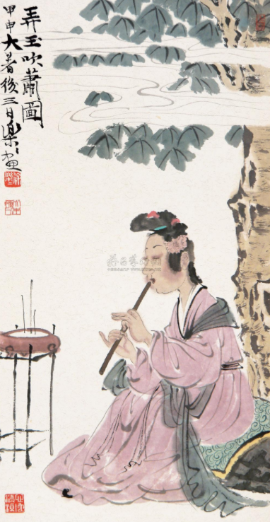 弄玉吹箫图_百度百科