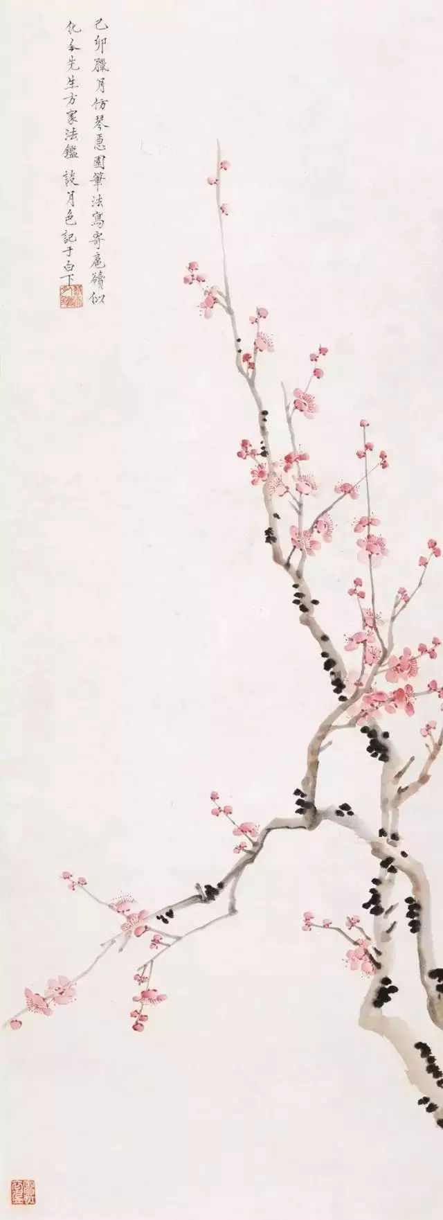 10位国画名家，30幅梅花画作，配上梅花诗词，好美_百科TA说