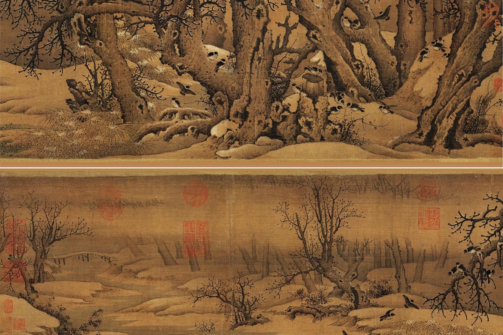  p>《寒鸦图》是中国五代宋初山水画家李成(919年-约967年)创作的一幅