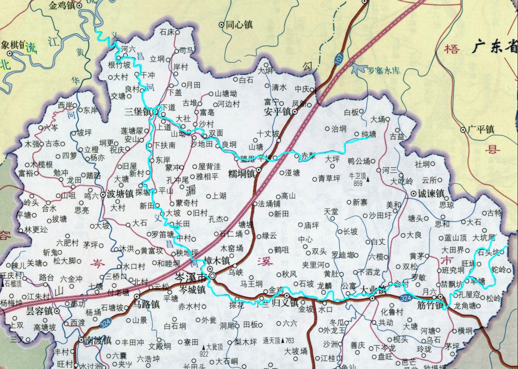  p>义昌江, a target="_blank" href="/item/岑溪市/7179556" data