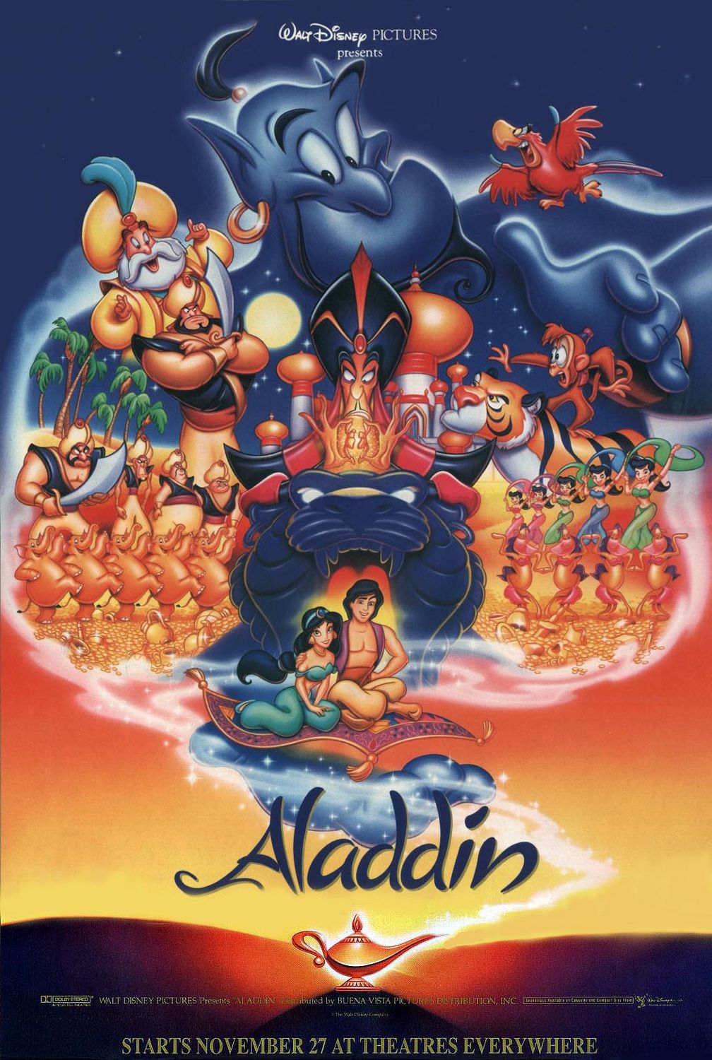 《阿拉丁》 i>(aladdin) /i>是由迪士尼公司出品的电脑动画电影,由 a