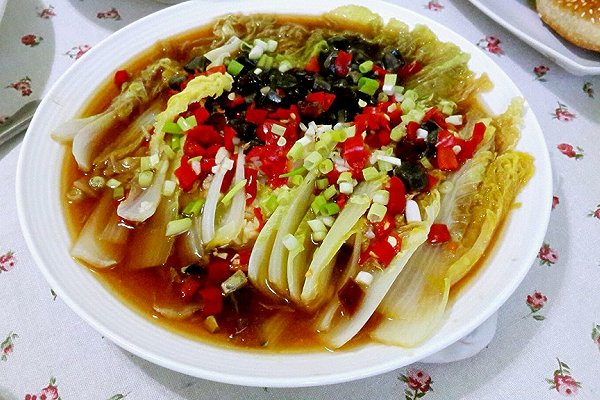 蒜蓉剁椒娃娃菜