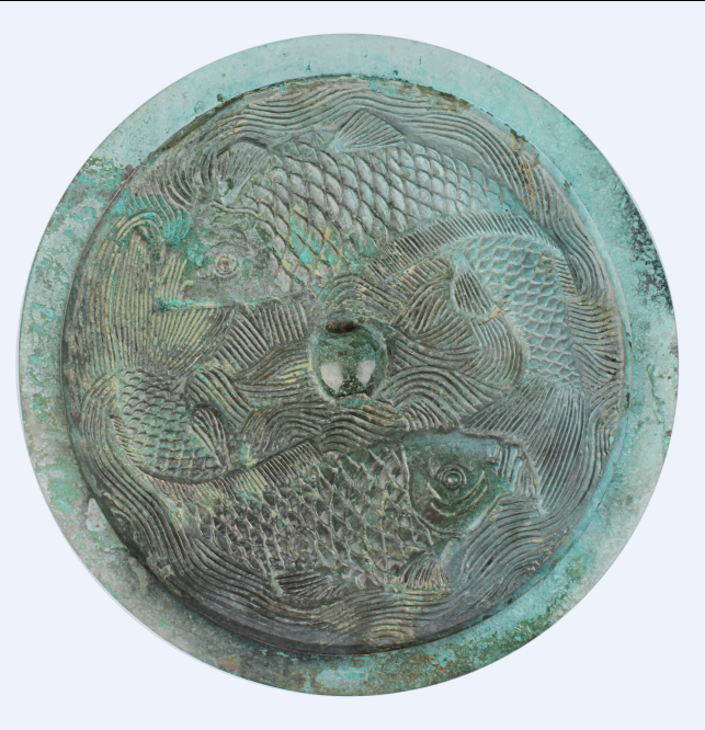 双鱼纹铜镜