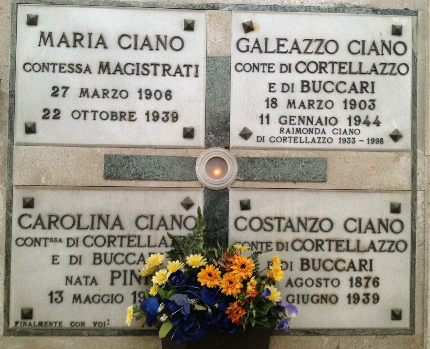  p>加莱阿佐·齐亚诺伯爵(gian galeazzo ciano, 2nd count of