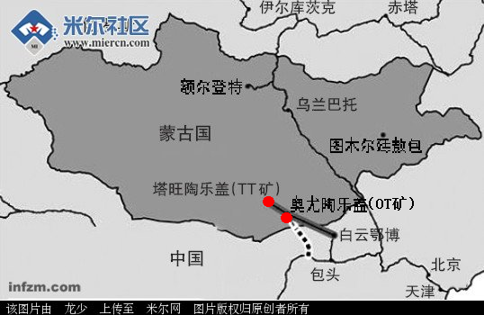  p>奥尤陶勒盖(oyu tolgoi)金铜矿位于蒙古国南戈壁省汗包格德县境内