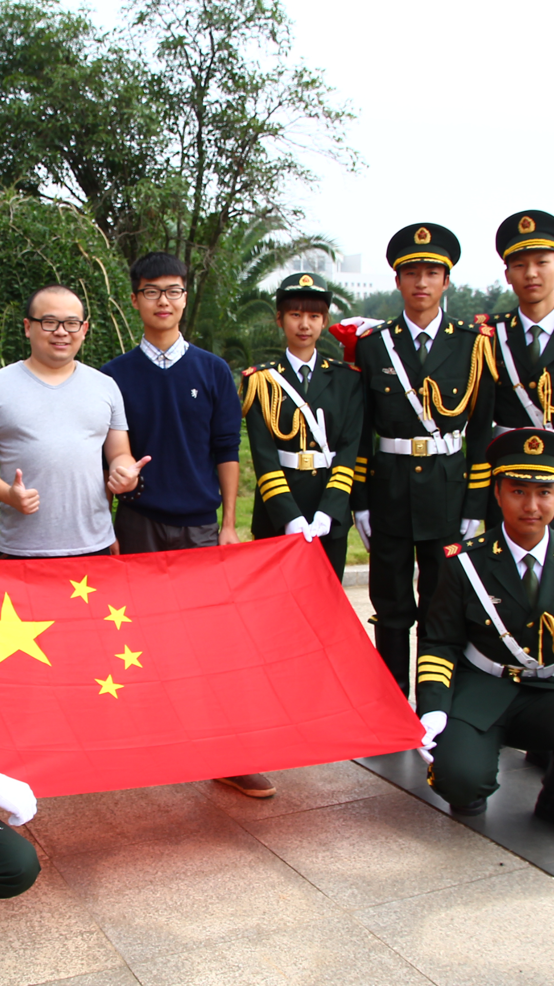 武汉纺织大学国旗班