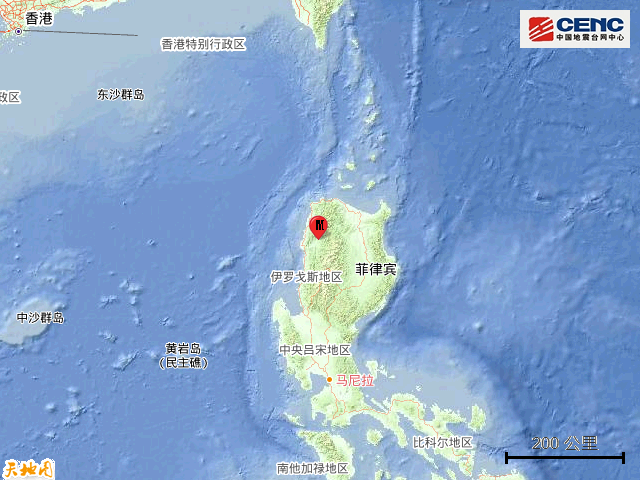 10·25吕宋岛地震