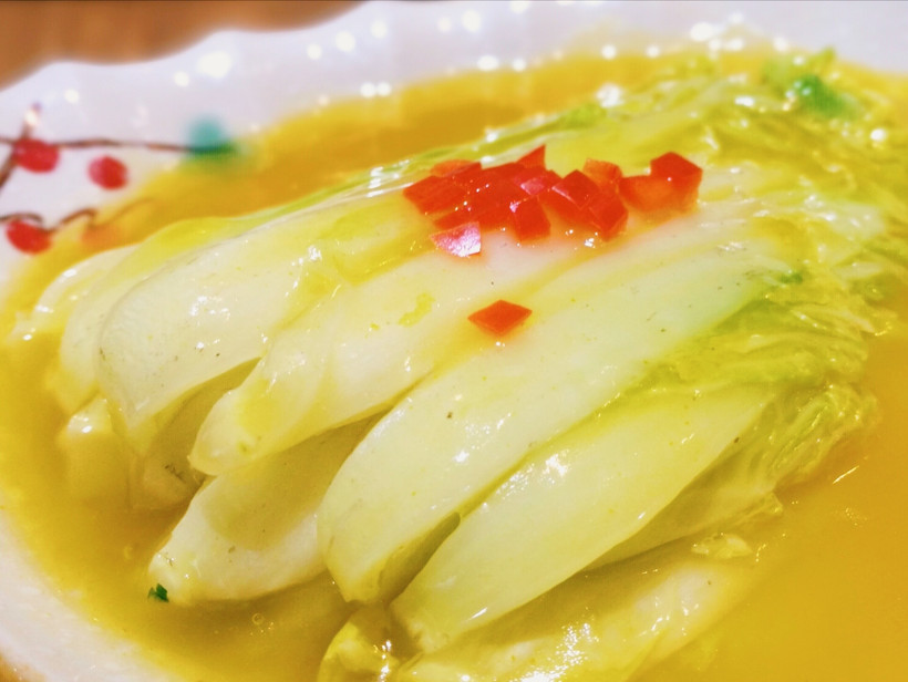 鸡汤娃娃菜