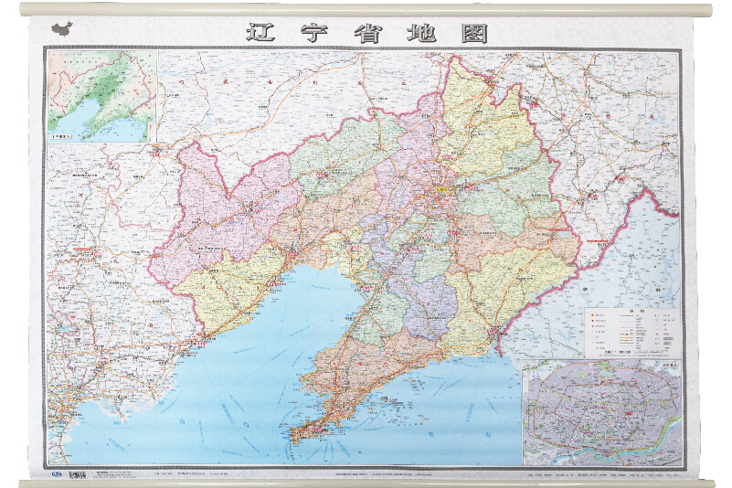 中国分省地图挂图系列·辽宁省地图