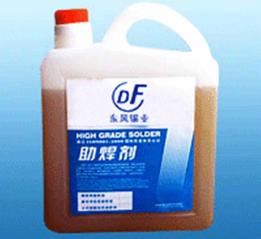  p>助焊剂(flux):在焊接工艺中能帮助和促进焊接过程,同时具有保护