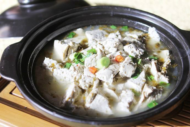咸菜炖豆腐