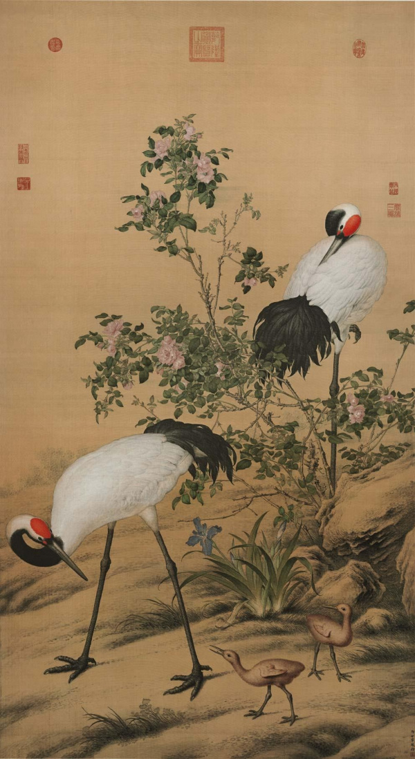 花阴双鹤图_百度百科