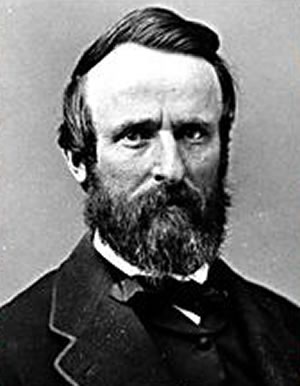  p>拉瑟福德·伯查德·海斯(rutherford birchard hayes,1822年10月4