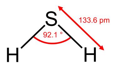  p>硫化氢是一种无机化合物,分子式为h sub>2 /sub>s,分子量为34.