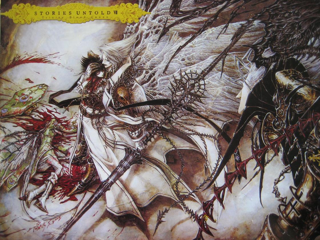 平台中崭露头角,之后因担任该杂志连载的小说《圣魔之血》的插画出道