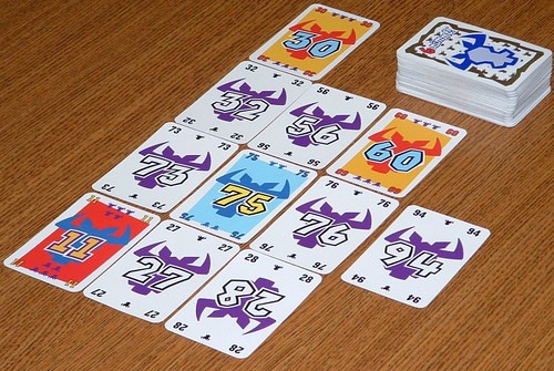 牌面是从数字1-104标识,每个数字牌上面画了不等数量的牛头