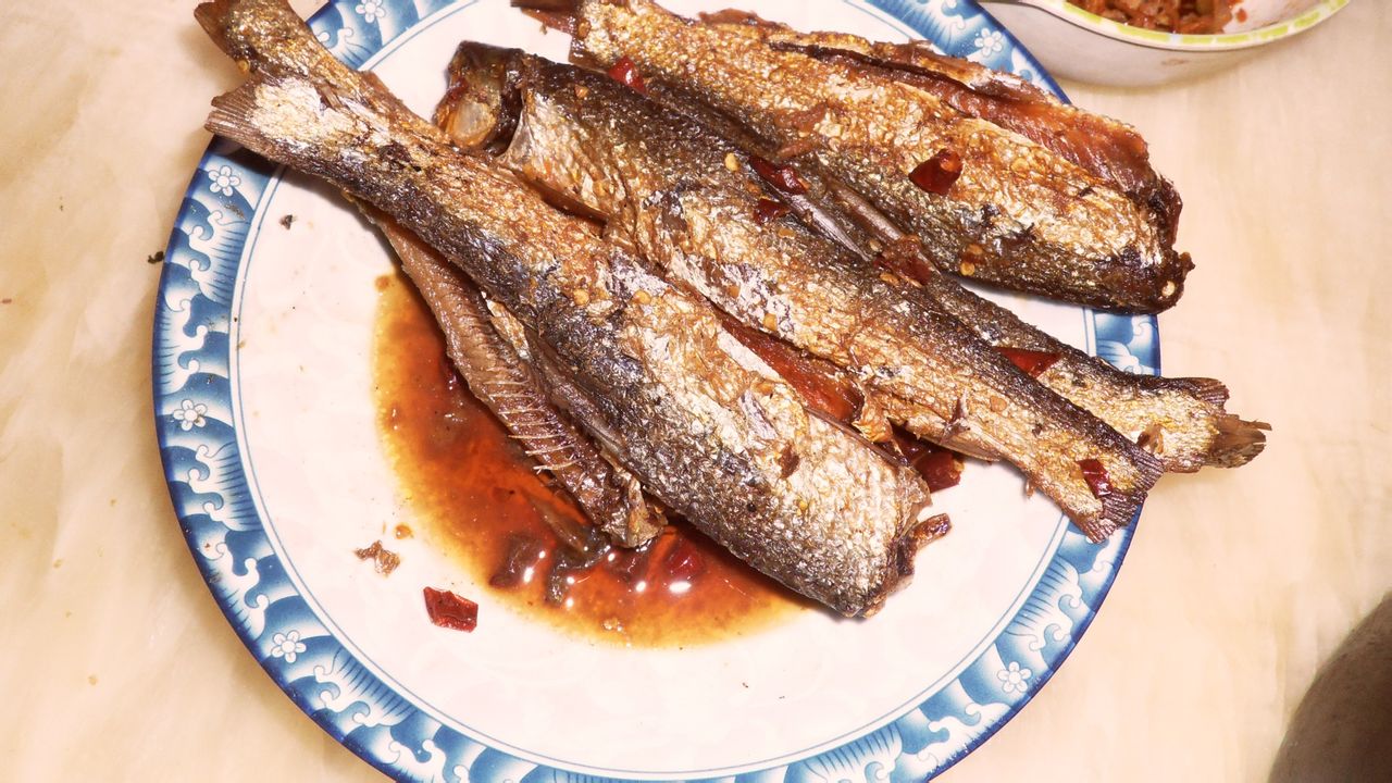 香煎辣味咸鱼