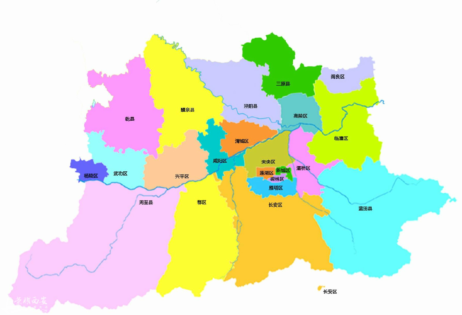 也是中国的第七个国家级新区,划分为西咸新区直管区和西安(西咸新区)