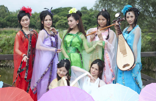 七仙女（中国古代神话中七位女神的合称）_百度百科