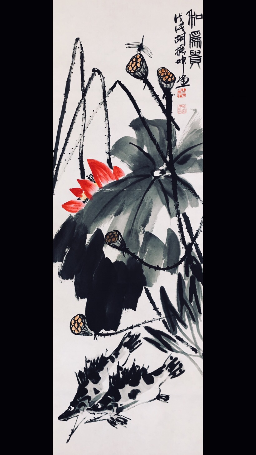  p>胡振坤,齐派著名画家,师从齐展仪,王东常.