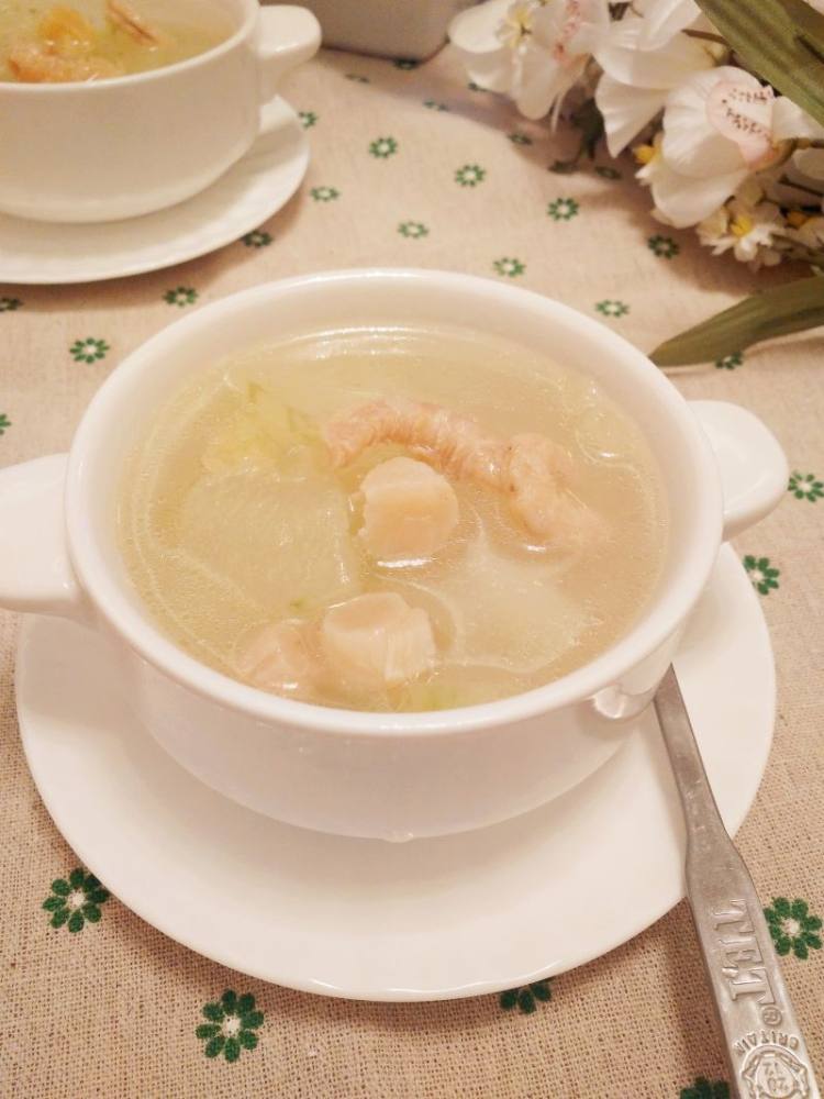 冬瓜鲜贝汤