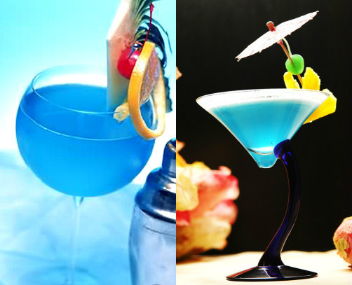 蓝色夏威夷鸡尾酒